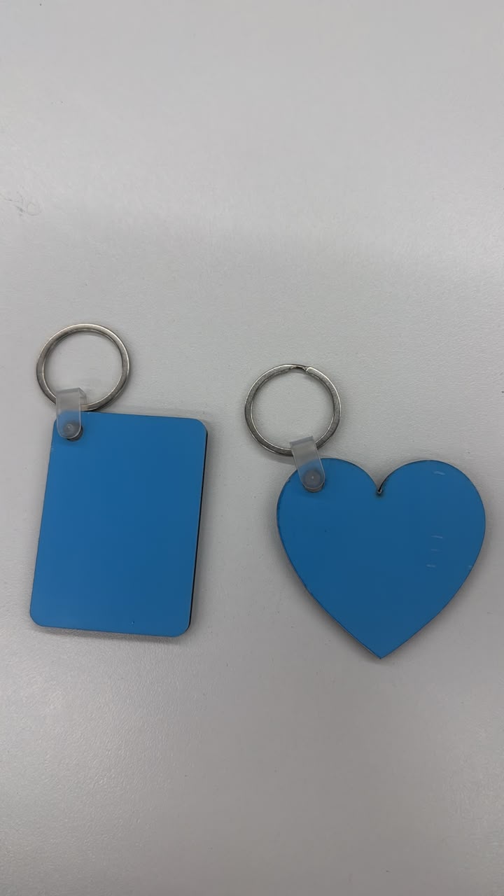 MDF Single Side keyrings