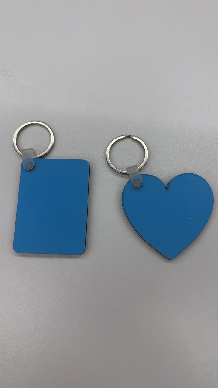 MDF Double Side keyrings