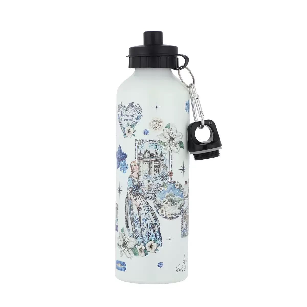 750 ml dual cap bottle